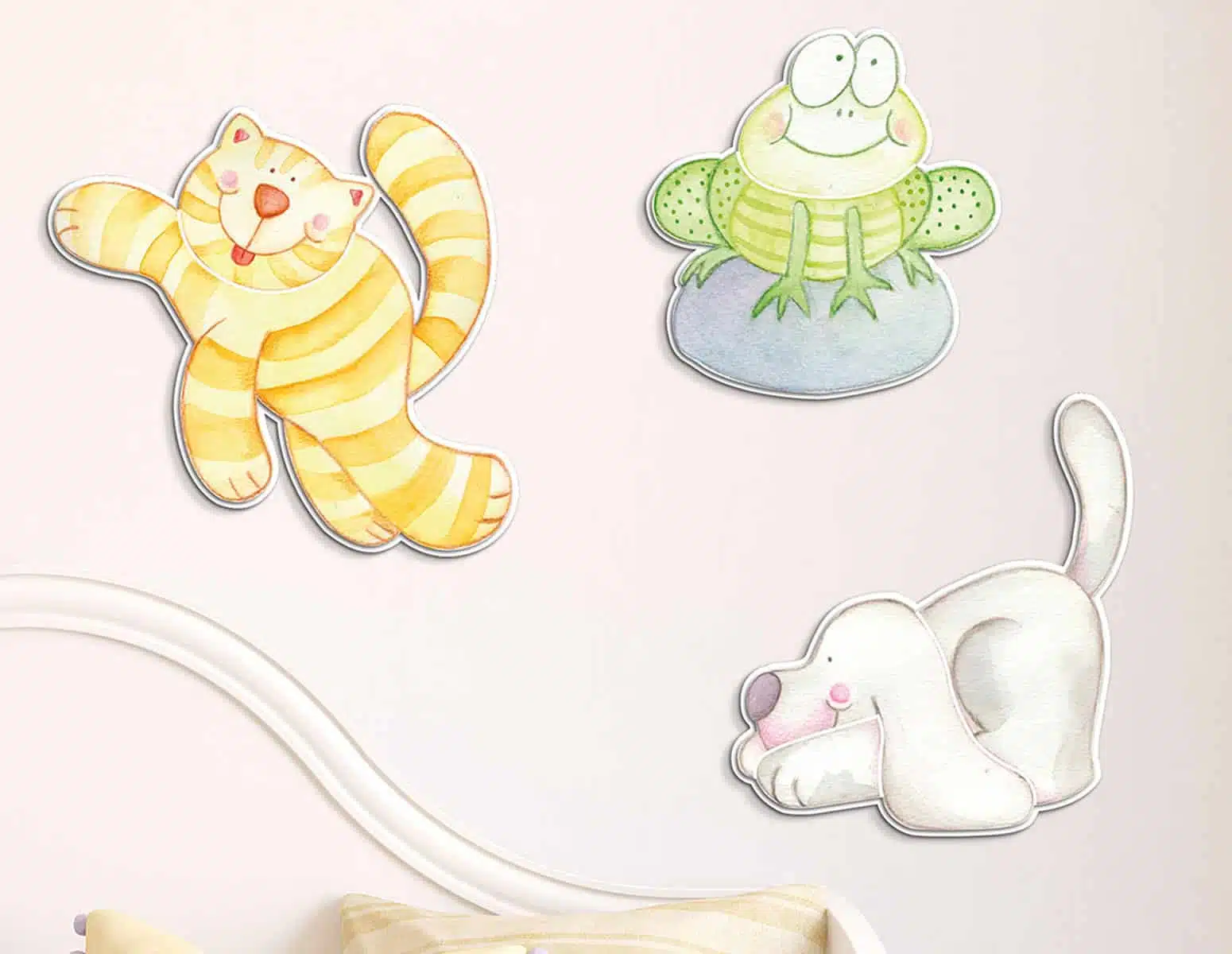 11201_RH Animal Farm αφρώδη αυτοκόλλητα 3 επιπέδων Medium