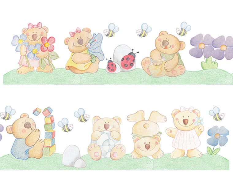 Bear Brothers μπορντούρα τοίχου