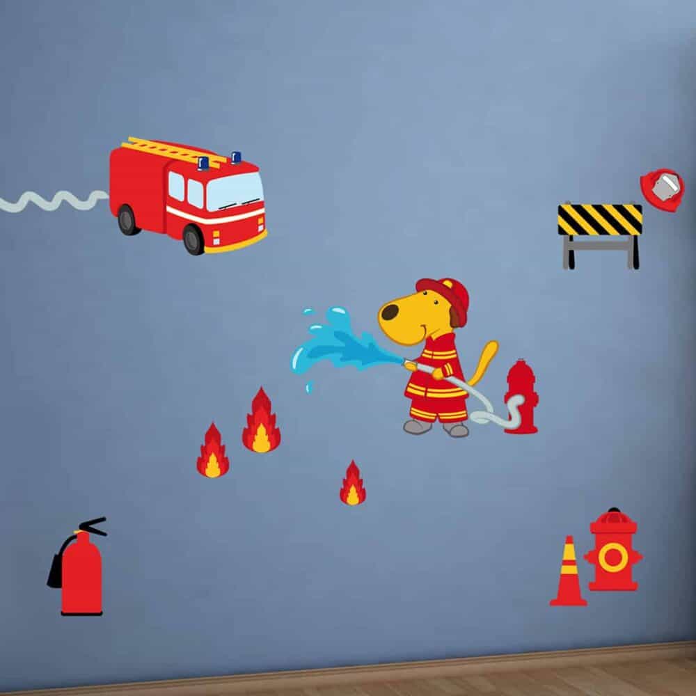 Fireman διακοσμητικά αυτοκόλλητα τοίχου Large