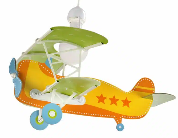 Baby Planes παιδικό φωτιστικό οροφής πορτοκαλί αεροπλάνο