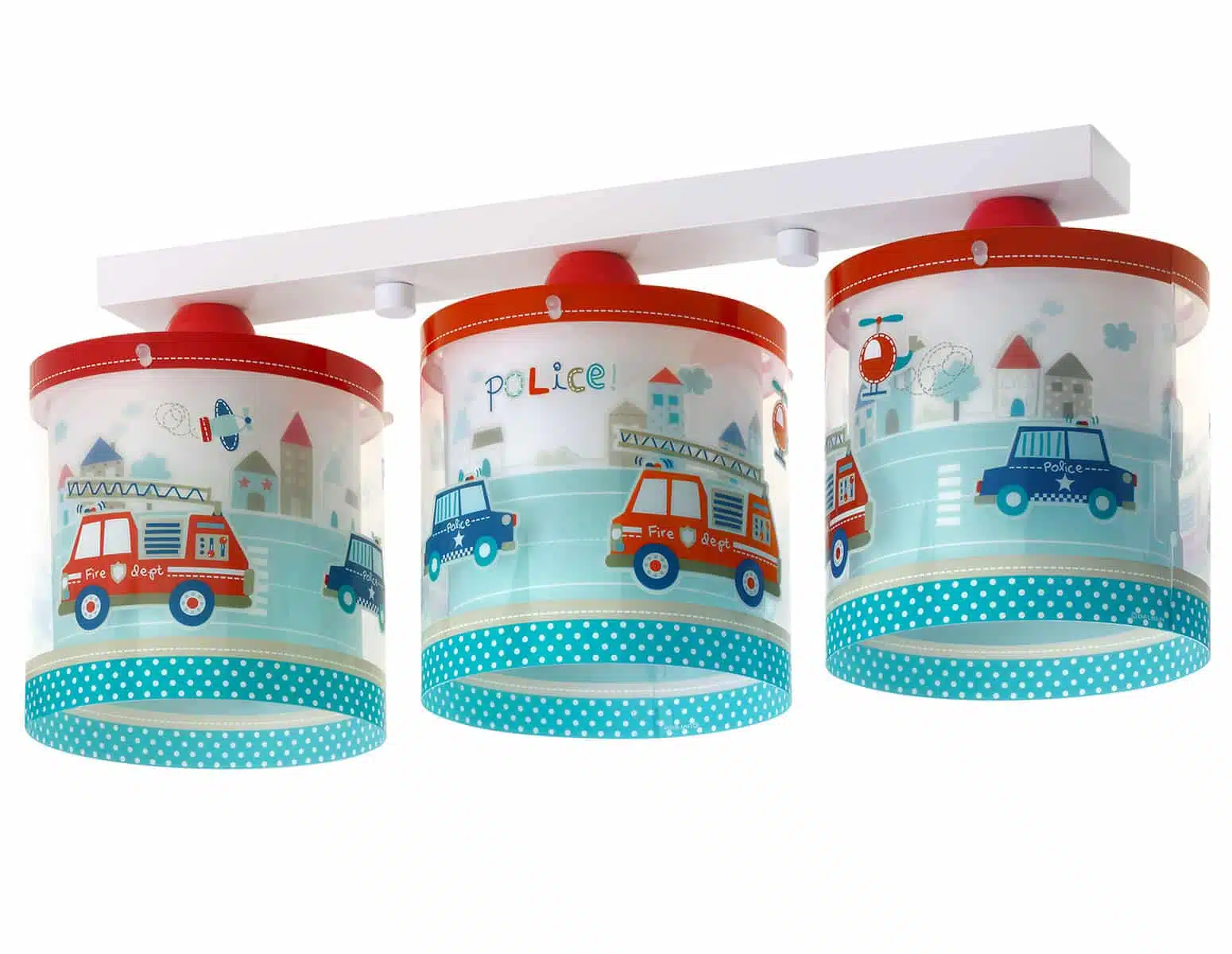 60613_A Παιδικό φωτιστικό οροφής τρίφωτο police