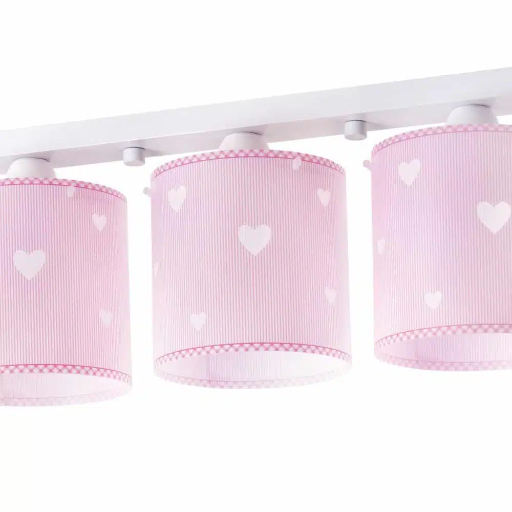 62013 S Sweet Dreams Pink παιδικό φωτιστικό οροφής τρίφωτο