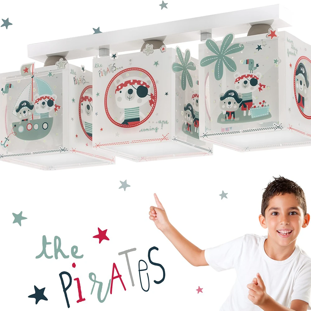 The Pirates τρίφωτο φωτιστικό