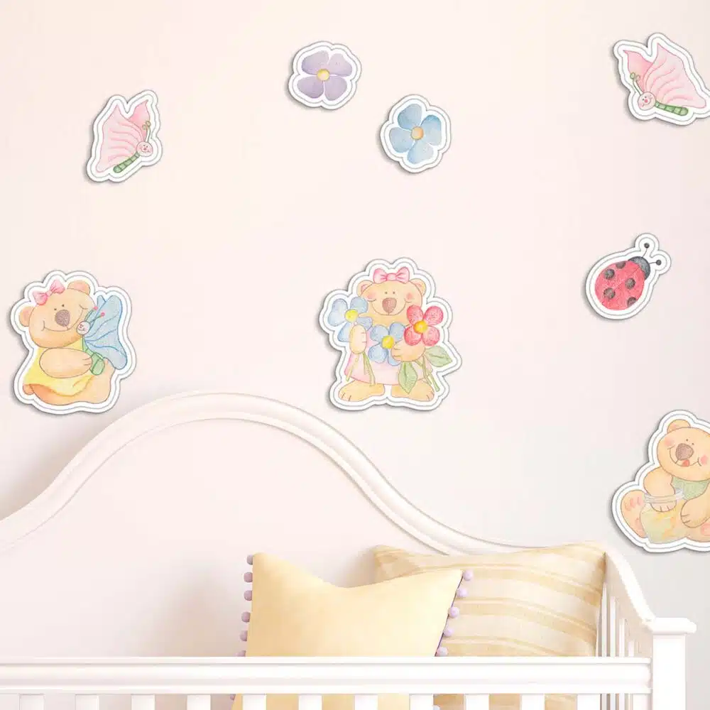 11402 Bears αφρώδη διακοσμητικά αυτοκόλλητα