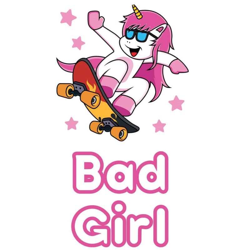 BAD GIRL βινυλίου αυτοκόλλητα τοίχου