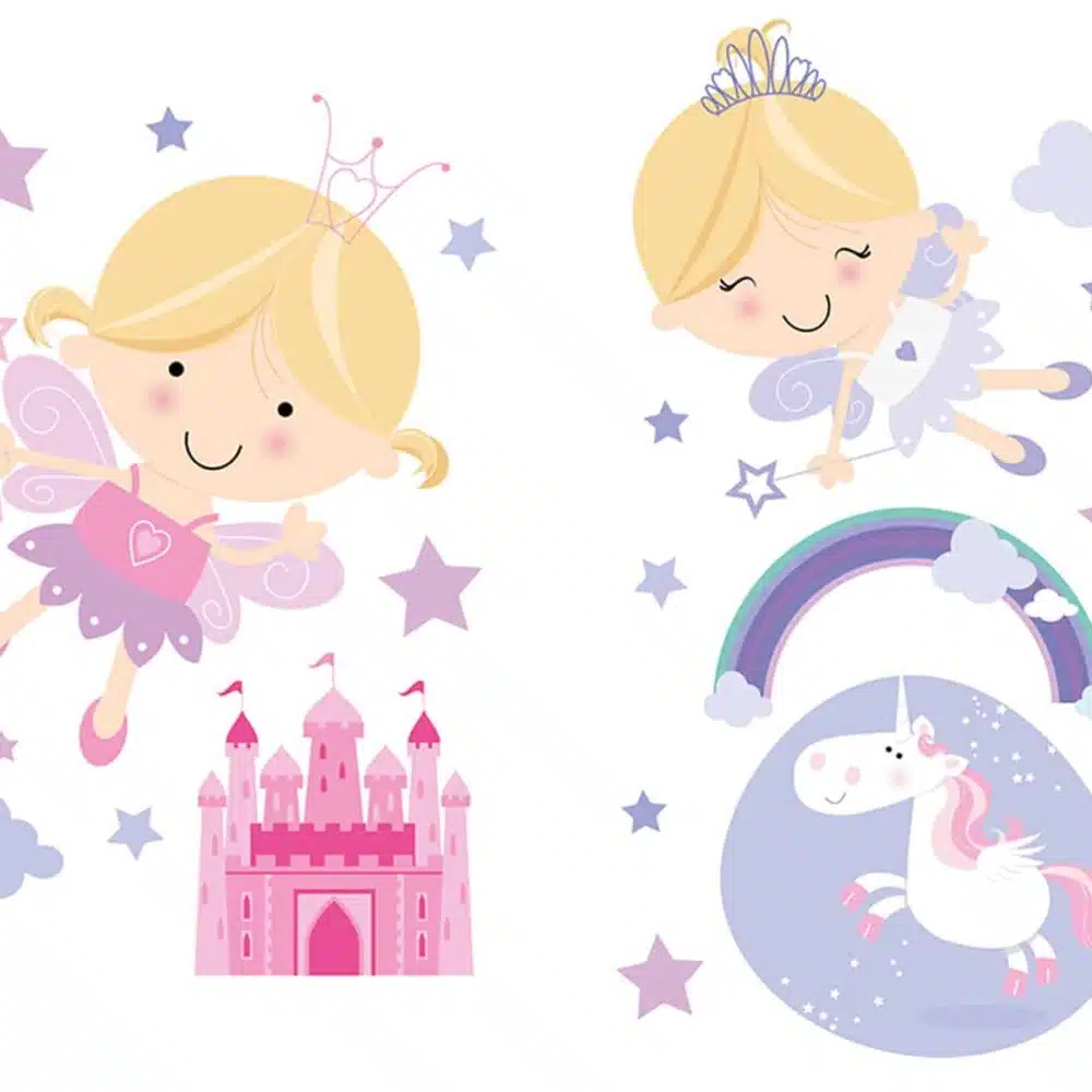 15109_SH HAPPY FAIRIES βινυλίου αυτοκόλλητα τοίχου