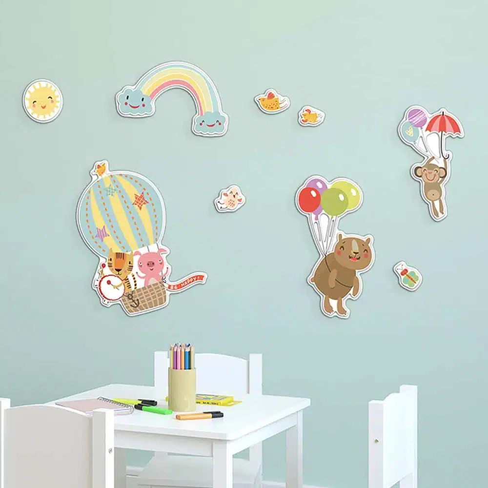 18008 HAPPY ANIMALS αυτοκόλλητα τοίχου