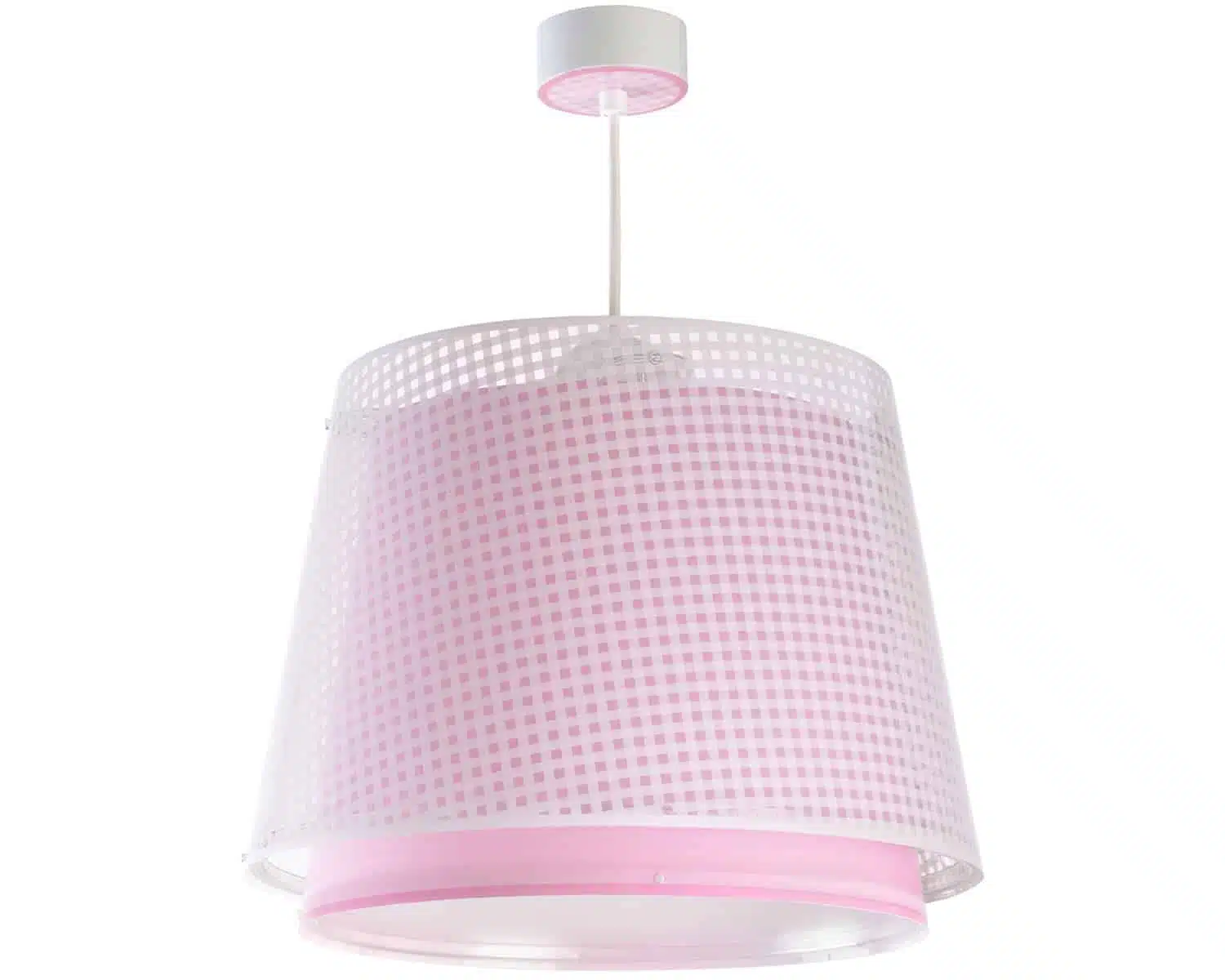 80222S_A Vichy Pink παιδικό φωτιστικό οροφής - Image 1