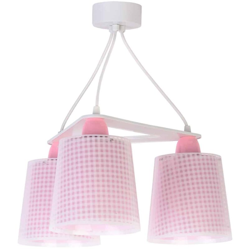 80224 S VICHY PINK κρεμαστό τρίφωτο οροφής