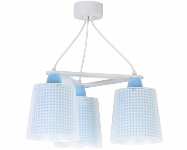 80224 T VICHY BLUE κρεμαστό τρίφωτο οροφής