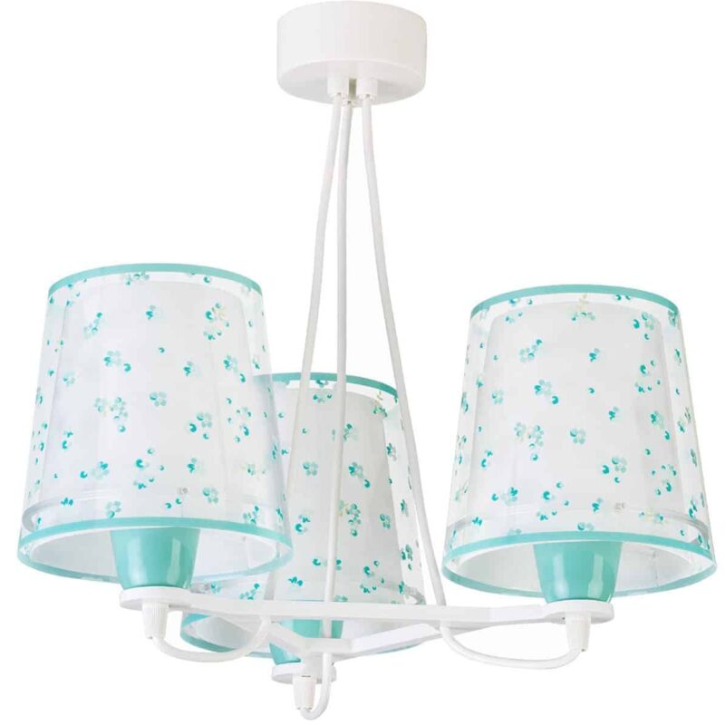 81177 H DREAM FLOWERS GREEN κρεμαστό τρίφωτο διπλό τοίχωμα