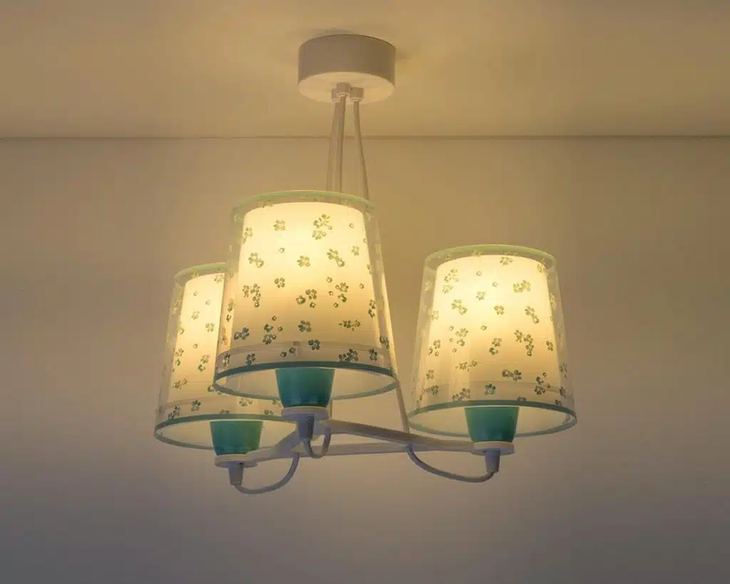 81177 H DREAM FLOWERS GREEN κρεμαστό τρίφωτο διπλό τοίχωμα