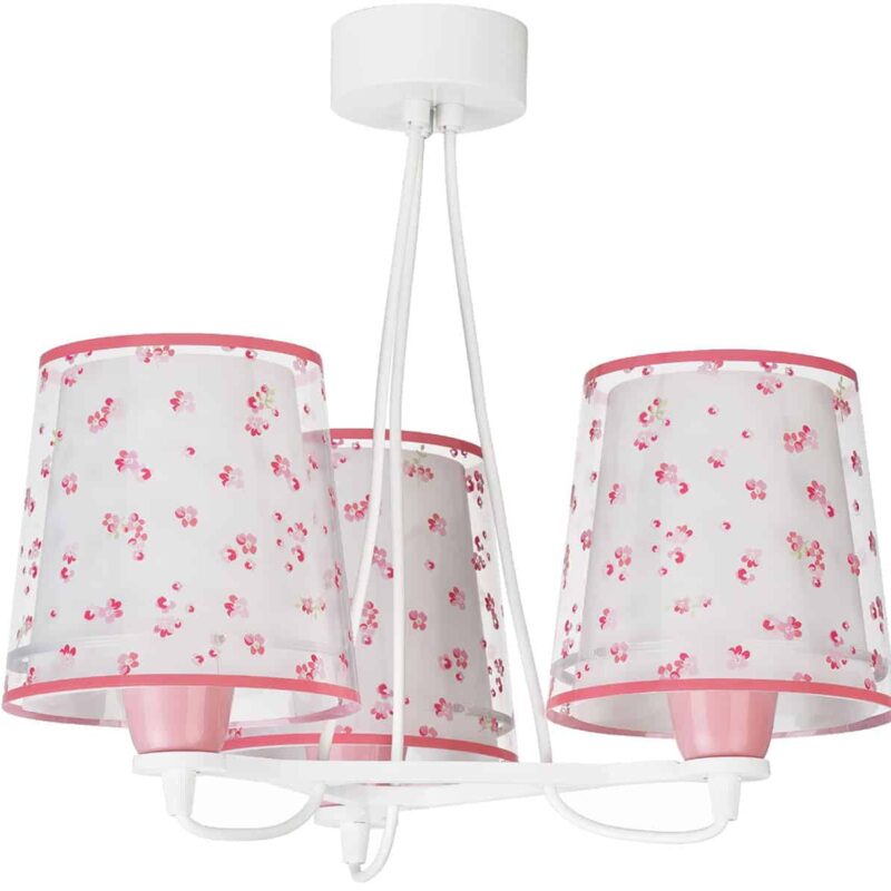 81177 S DREAM FLOWERS PINK κρεμαστό τρίφωτο διπλό τοίχωμα