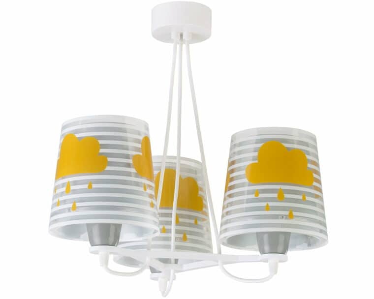 81197 E LIGHT FEELING GRAY κρεμαστό τρίφωτο οροφής