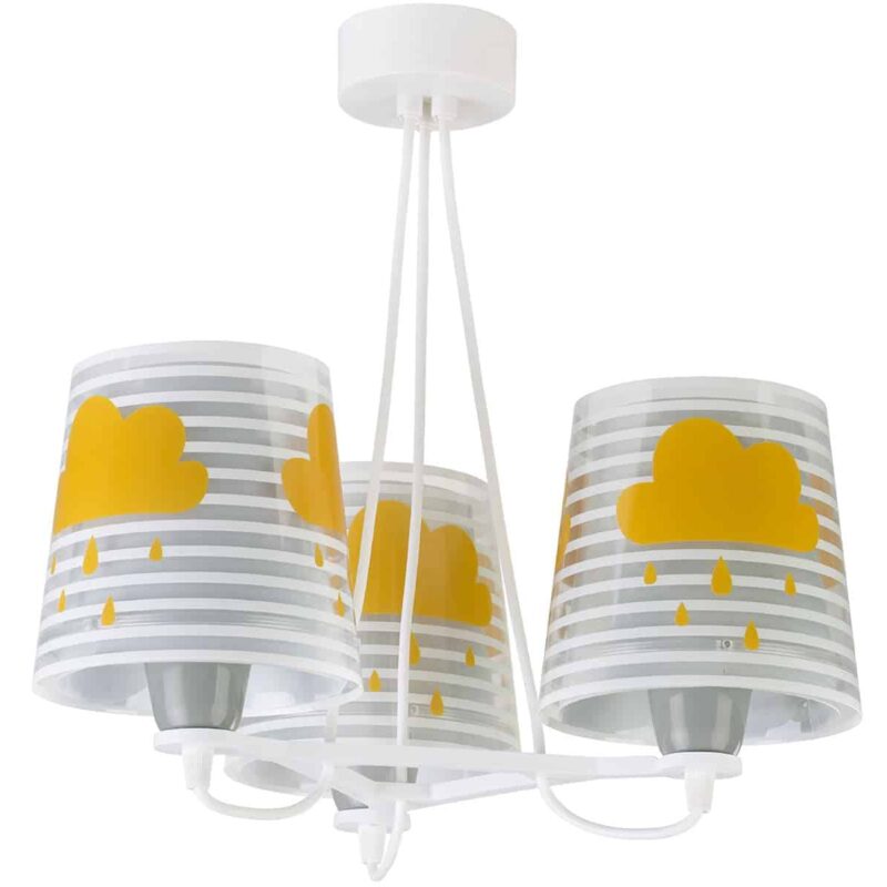 81197 E LIGHT FEELING GRAY κρεμαστό τρίφωτο οροφής