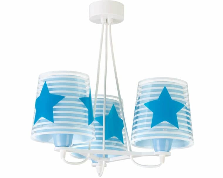 81197 T LIGHT FEELING BLUE κρεμαστό τρίφωτο οροφής