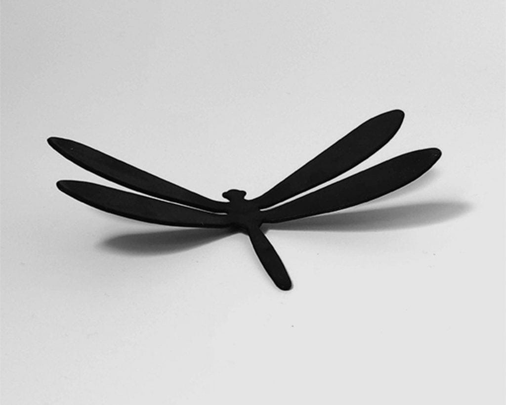 24004 Black Dragonflies πολυπροπυλενίου αυτοκόλλητα