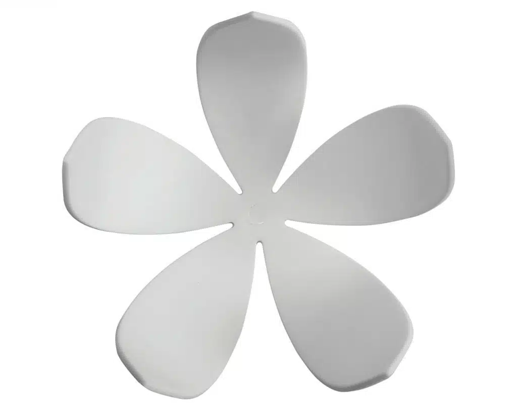 24005 White Flowers 3D πολυπροπυλενίου διακοσμητικά