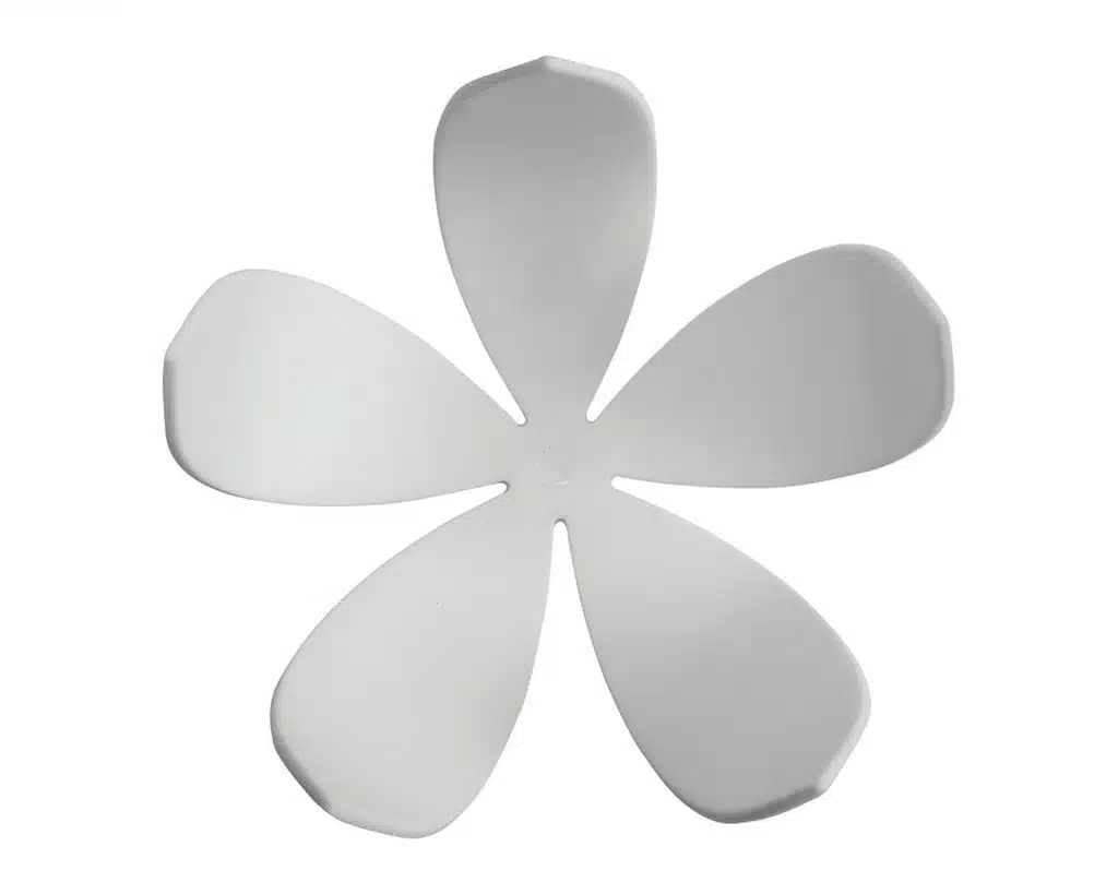 24005 White Flowers 3D πολυπροπυλενίου διακοσμητικά