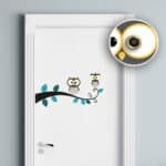 65111 Peep Hole Owl αυτοκόλλητα εξώπορτας