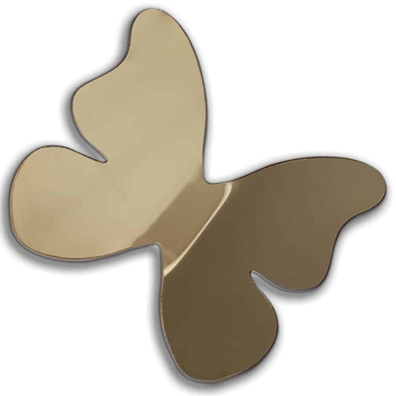Gold Butterflies 3D πολυπροπυλενίου