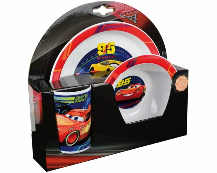 Cars Disney σερβίτσιο τριών τεμαχίων