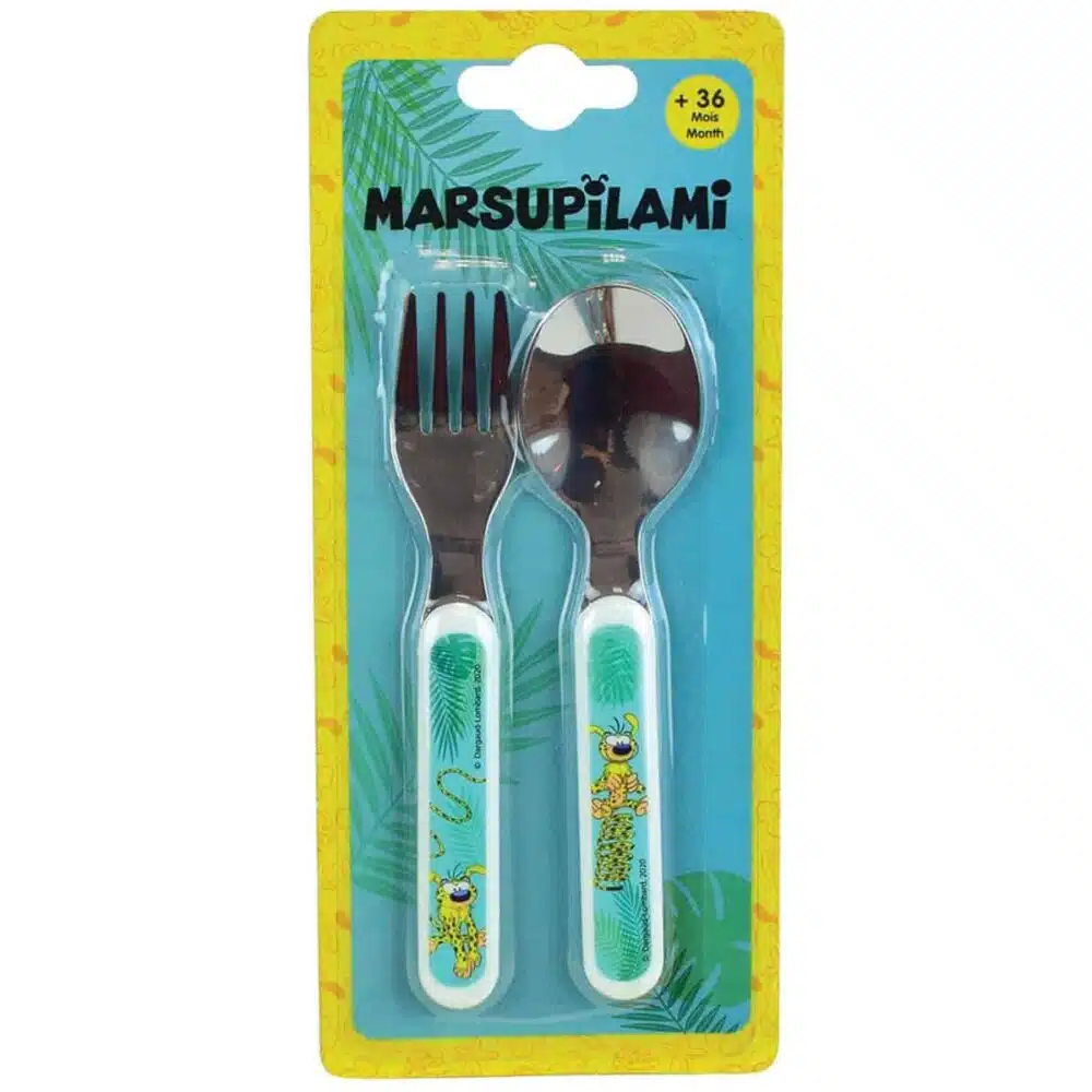 Marsupilami σετ κουτάλι πιρούνι