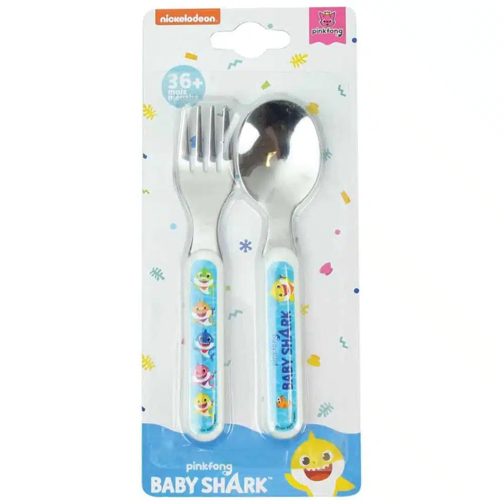 Baby Shark σετ κουτάλι πηρούνι