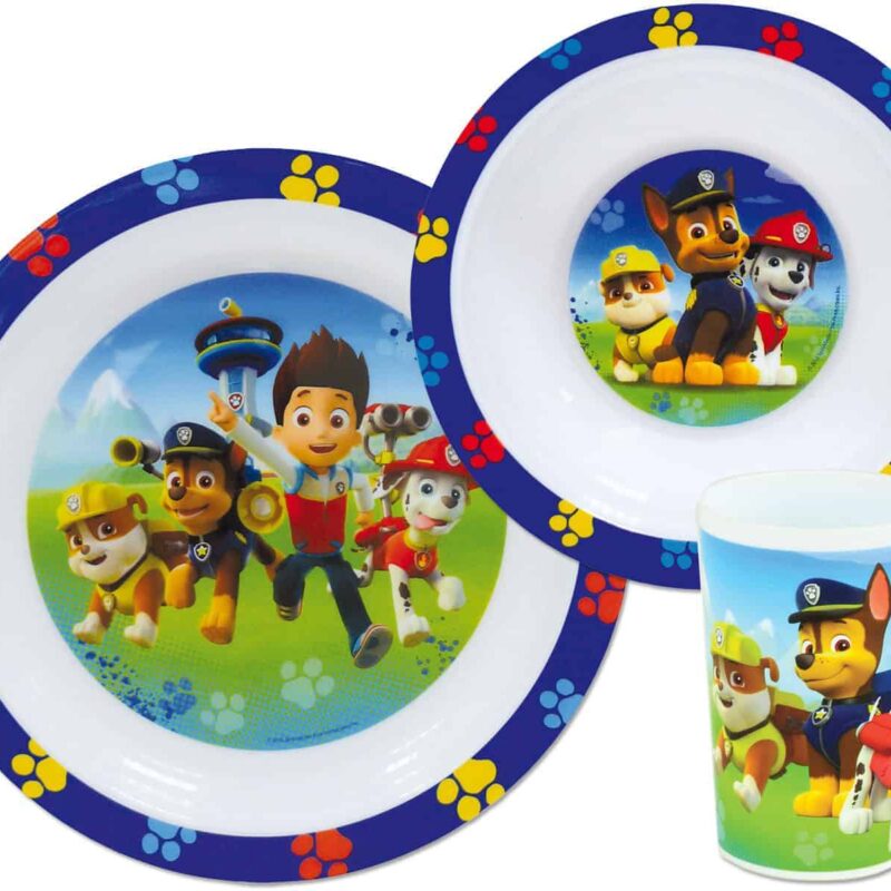 Paw Patrol σερβίτσιο φαγητού σετ