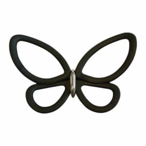 Black Metal Butterflies 3D μεταλλικές (24007)