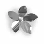 Silver Flowers 3D πολυπροπυλενίου