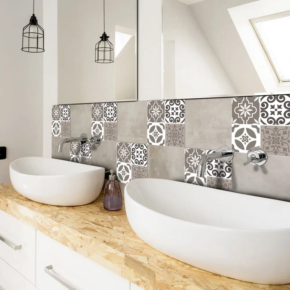 Καλύμματα για Πλακάκια Τοίχου από βινύλιο αντοχής