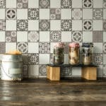 Tile Cover Brown πλακάκια διακόσμησης τοίχων κουζίνας και μπάνιου