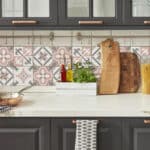 Tile Cover Pink πλακάκια διακόσμησης τοίχων κουζίνας και μπάνιου