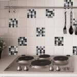 Tile Black & White πλακάκια διακόσμησης τοίχων κουζίνας και μπάνιου