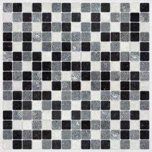 Tile Black & White πλακάκια διακόσμησης τοίχων κουζίνας & μπάνιου (31313)