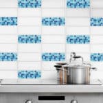 Tile Light Blue πλακάκια διακόσμησης τοίχων κουζίνας και μπάνιου