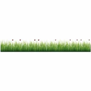 Grass & Ladybugs μπορντούρες αυτοκόλλητες βινυλίου (53004)