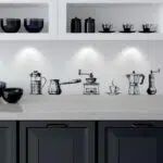 Coffee αυτοκόλλητα τοίχου βινυλίου (54321)