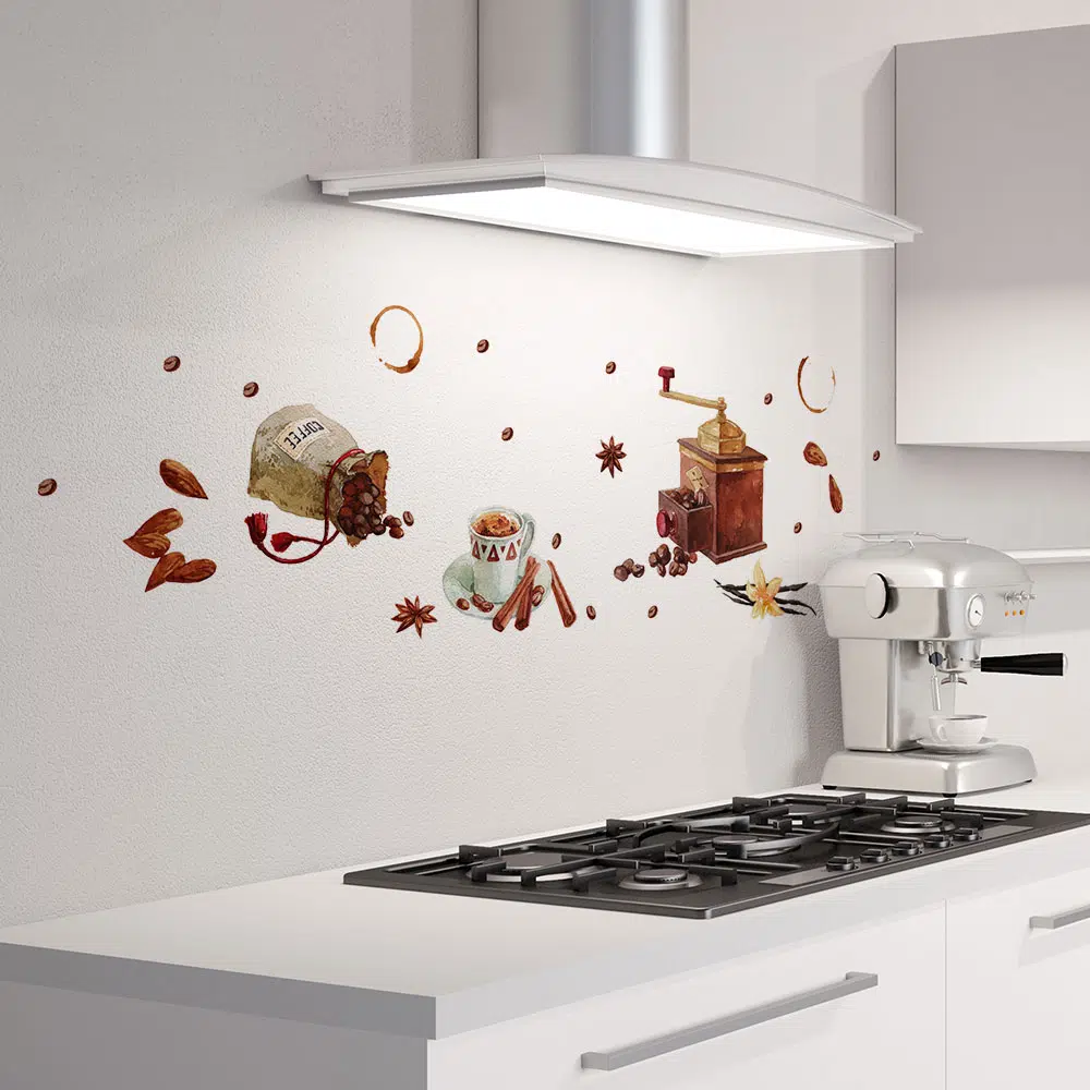 Καφές βινυλίου αυτοκόλλητα τοίχου