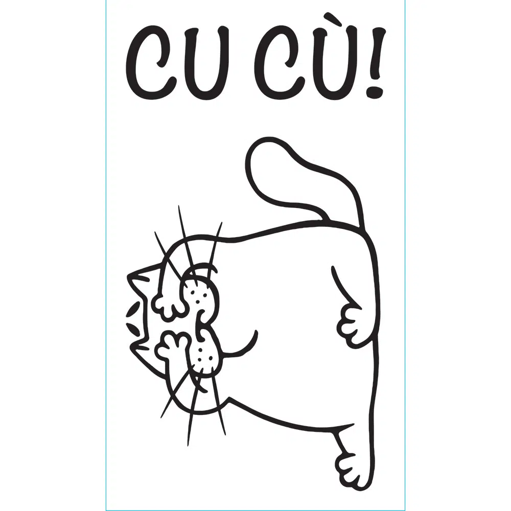 Κου κου αυτοκόλλητα διακόσμησης βινυλίου