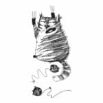 Ink Cats αυτοκόλλητα τοίχου βινυλίου (59164)