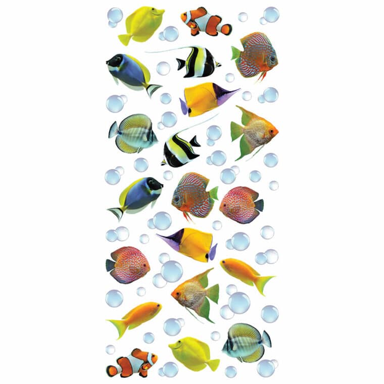 Τροπικά ψάρια βινυλίου αυτοκόλλητα διακόσμησης