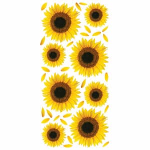 Sunflowers αυτοκόλλητα τοίχου βινυλίου (59605)