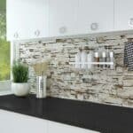 Beige Stones XL πλάτη προστασίας τοίχων κουζίνας και μπάνιου