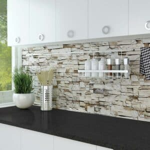 Beige Stones XL πλάτη προστασίας τοίχων κουζίνας και μπάνιου (67603)