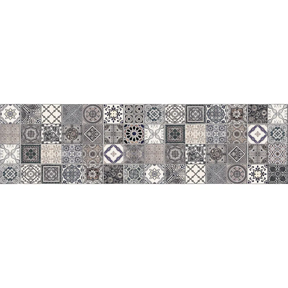 Διάδρομος διακόσμησης κουζίνας ή μπάνιου από ανθεκτικό μουσαμά