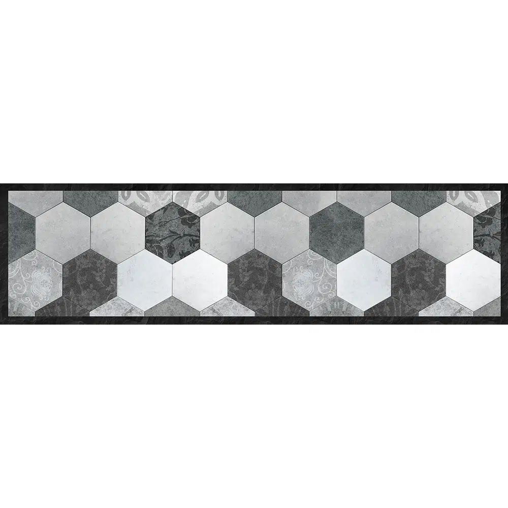 Διάδρομος διακόσμησης κουζίνας ή μπάνιου από ανθεκτικό μουσαμά