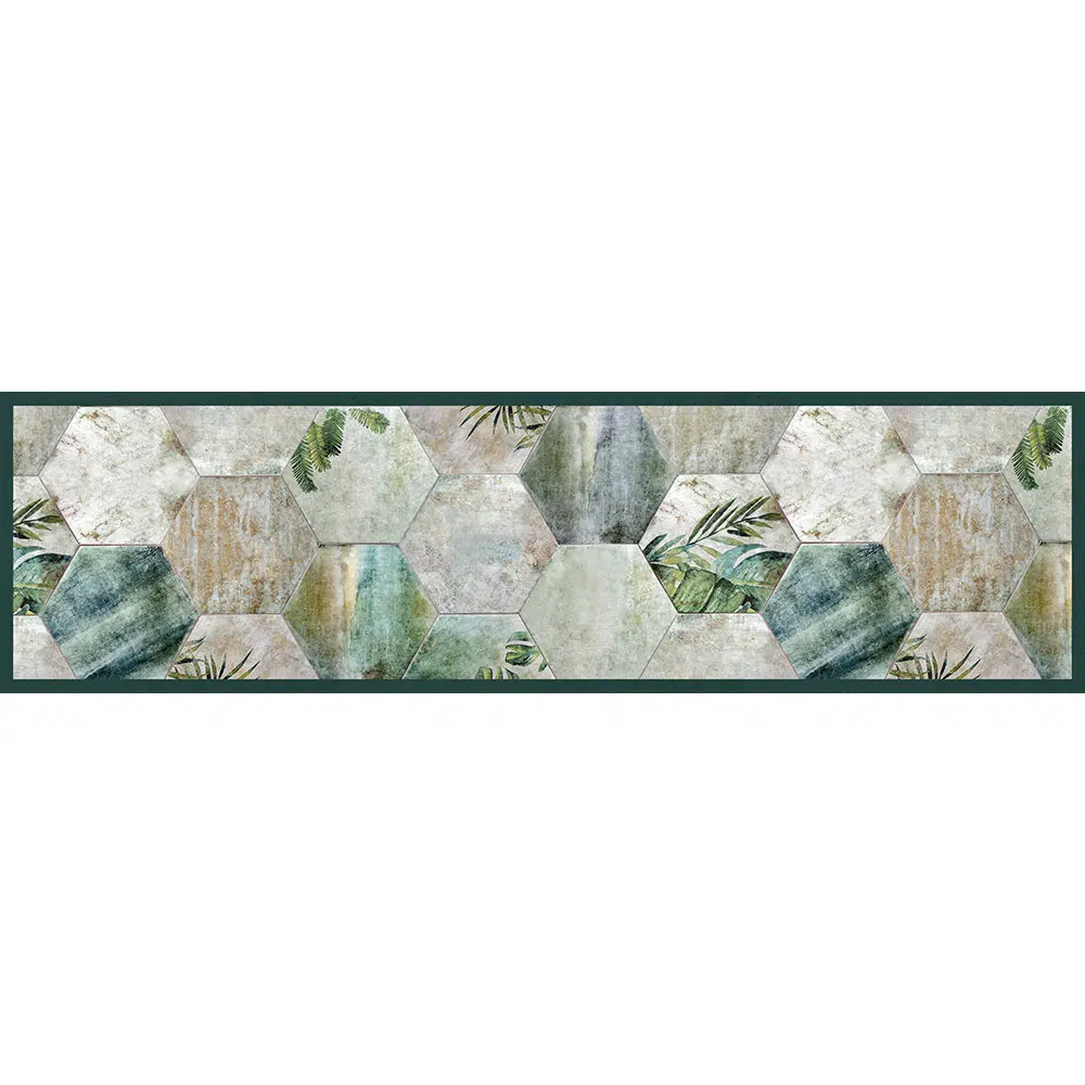 Διάδρομος διακόσμησης κουζίνας ή μπάνιου από ανθεκτικό μουσαμά