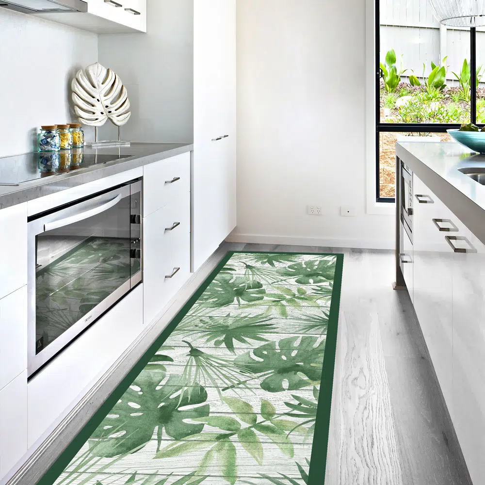 Διάδρομος διακόσμησης κουζίνας ή μπάνιου από ανθεκτικό μουσαμά
